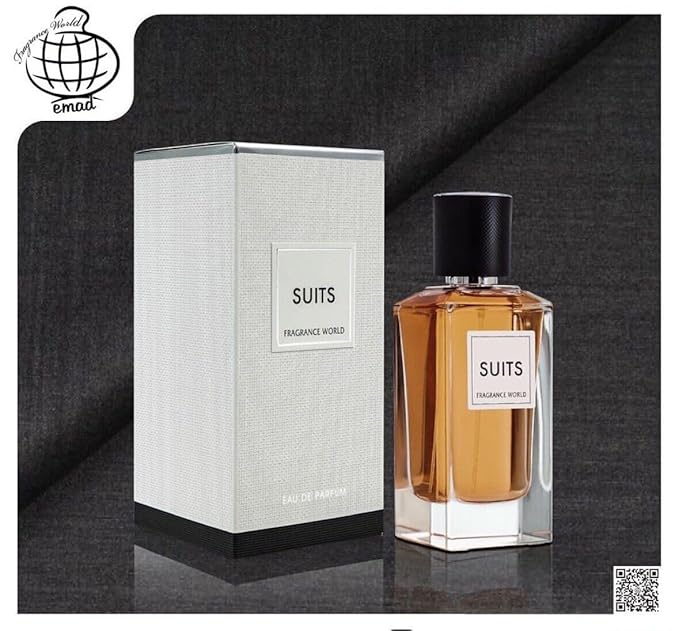 Suits by Fragrance World for Unisex - 3.4 oz EDP Spray