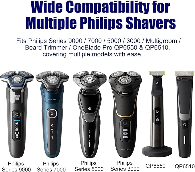 15V Charger Cord Compatible with Philips HQ8505, Replacement Adapter for Norelco One Blade QP6510 QP6520 QP6550, Series 9000 7000 5000 3000 Beard Trimmer & Electric Shaver