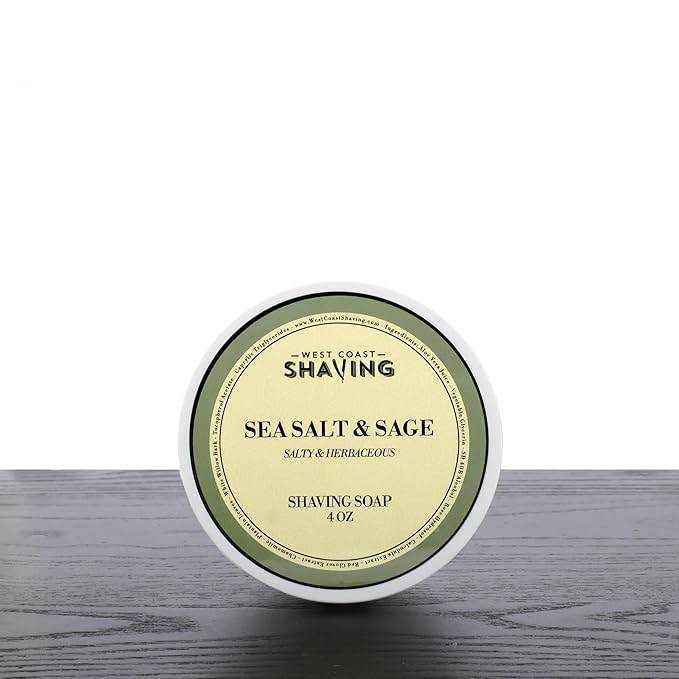 West Coast Shaving Shaving Soap, Sea Salt & Sage