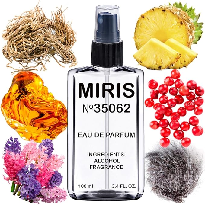 MIRIS No. 35062, Inspired by Accento, Long-Lasting Unisex Eau de Parfum for Women & Men, Spray 3.4 Fl Oz / 100 ml