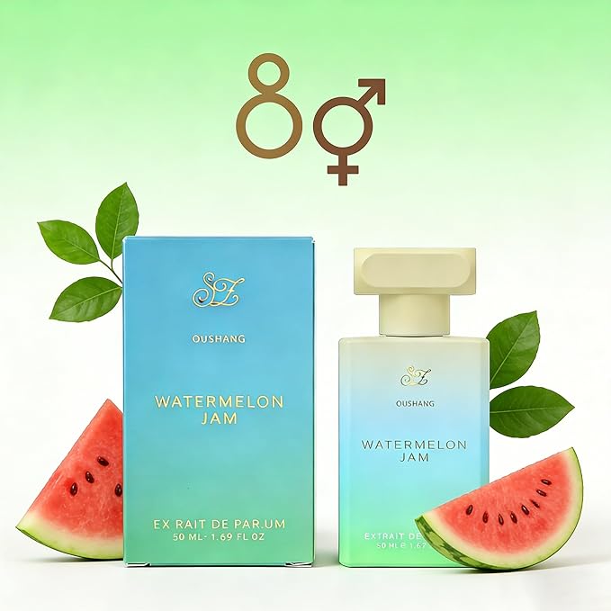 Watermelon Jam Perfume for Women and Men, Juicy Watermelon Fruity Scent, Fresh Sweet Summer Fragrance, Long Lasting Extrait de Parfum