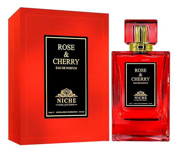 Maison d'Orient ROSE & CHERRY Niche Collection Dubai 100 ML (3.4 oz) EDP for Men and Women - Fruity Floral Perfume with Rose, Cherry, and Almond - Long-Lasting Unisex Fragrance