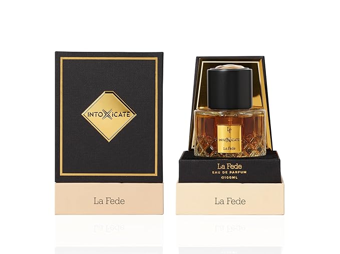 Khadlaj La Fede Intoxicate Eau de Parfum Spray for Unisex, 3.4 Ounce
