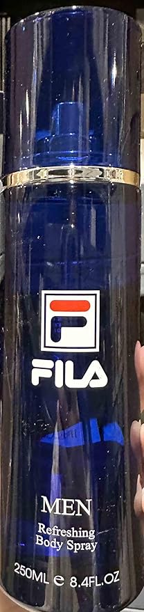 FILA Refreshing Body Spray for Men - Cool and Fresh Body Mist with Notes of Bergamot, Cardamom and Pepper - Long-Lasting, Sporty Fragrance - 8.4 oz