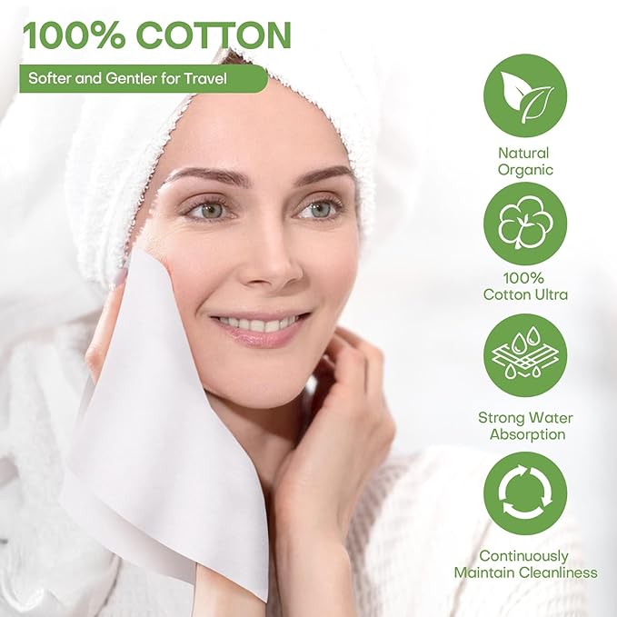 Compressed Towel 300 PCS Disposable Face Towels, Mini Portable Tablets Coin Tissue Compressed Cotton Hand Wipe Disposable Washcloths for Travel Camping Home Outdoor