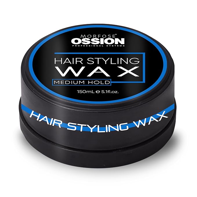 Morfose Barber Wax,(5.30 Ounce (Pack of 1), Medium Hold, Premium Hair Styling Wax for Men, Natural Shine, Easy Application, Ideal for Various Styles, Long-Lasting, Water-Soluble, Pleasant Fragrance