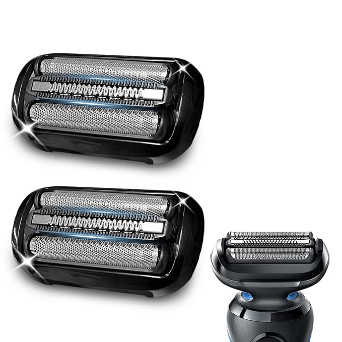 2P Series 5/6 53B Replacement Head for Electric Foil Shaver, Compatible with New Generation Razors 5020cs 5018s 5035s 5049cs 5050cs 6020s 6040cs 6075cc 6072cc 6090cc.