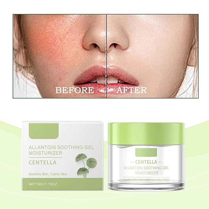 Centella Soothing Gel, Deep Hydrating, Botanic Ingredients with Centella Asiatica – Face Moisturizer for Skin Barrier Repair, Firm Skin, Face Moisturizing & Nourishing for Women Girls