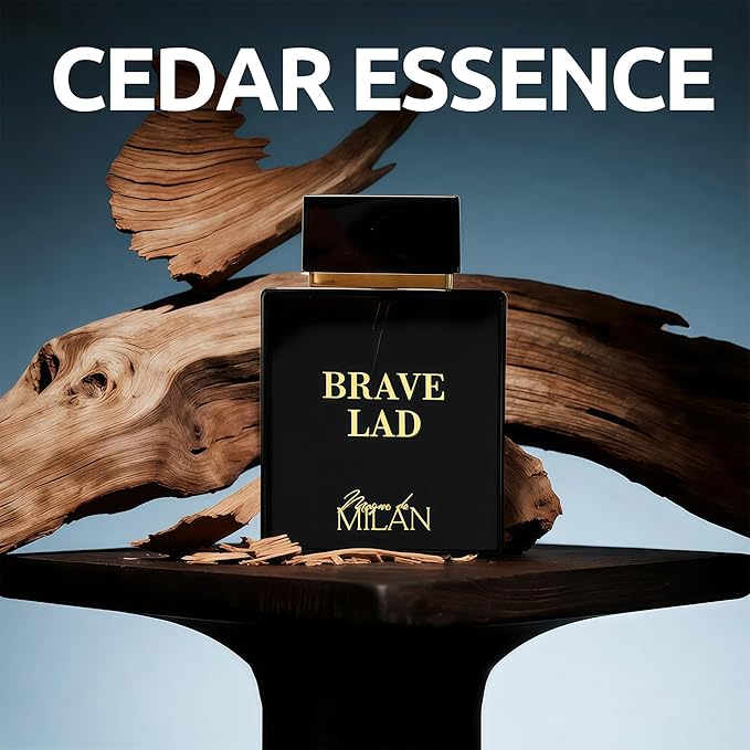 Men's Cologne Gift Set of 4(MilanAmalfi&BraveL&SarahCho&ArmadaM) - 3.4 Fl Oz Each | Vanilla Bourbon, Leather & Amber Floral Fragrance | Luxury Eau de Toilette Quartet