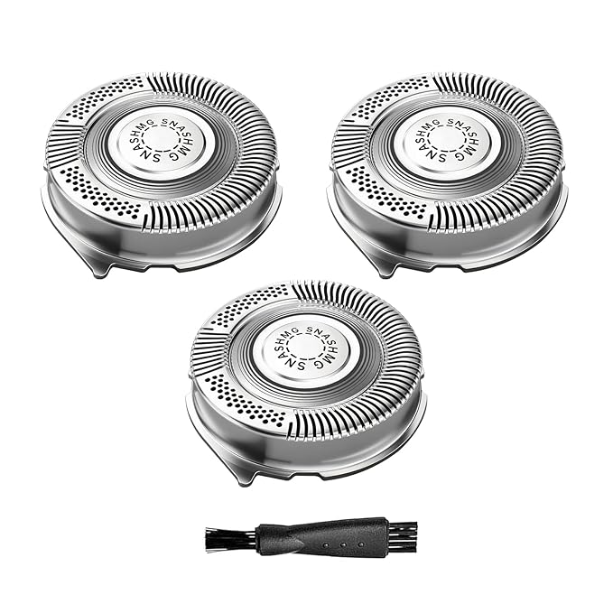 3 PCS HQ8 Replacement Heads Compatible with Philips Norelco Aquatec Replacement Blades HQ8 Electric Shaver Razors for PT720 PT730 AT810 AT815 AT830 AT880