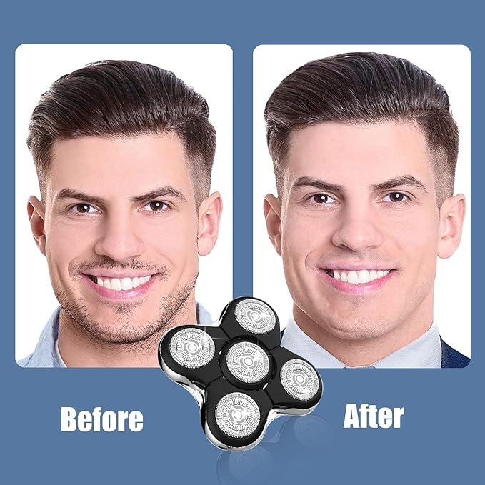 Balder Pro Shaver Peplacement Heads for Remington Balder Pro Head Shaver Model XR7000/XR1500/XR1501 Electric Shaving for Bald Men,2Pack