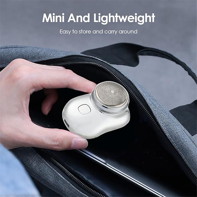 Mini Shaver Portable Electric Shaver, 2023 New Pocket Shave, Magic USB Razor For Men, Rechargeable Travel Razors Men Shaving Face (Green) 3.94×3.58×1.93 Inch 1.0 Count