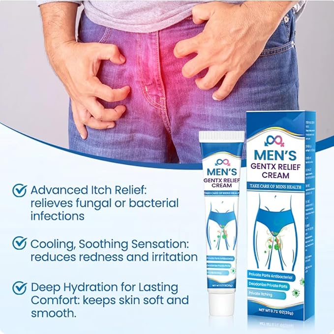 Men's Relief Cream - Soothing and moisturizing, fast absorbing, refreshing and non-greasy formula, suitable for all skin types （160ml Pack of 3）