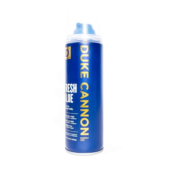 Duke Cannon Supply Co Superior Grade Shaving Gel Foam, Fresh Aloe Scent, 8 oz
