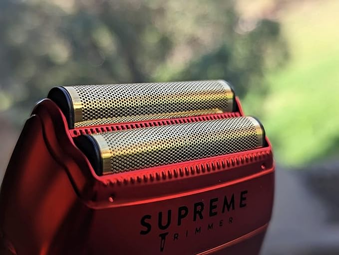 Supreme Trimmer Replacement Foil & Cutter SB63 | Hypoallergenic Foil for Crunch STF602 | Red