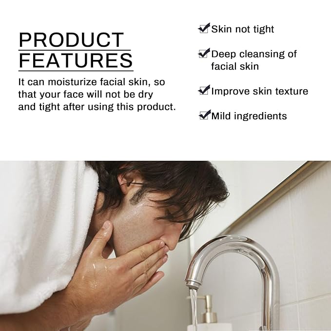 Tallow Skin Care for Men - Wrinkle Defense Tallow Balm, Tallow Face Moisturizer, Natural Tallow Men's Face Wash, Beef Tallow for Skin Face Moisturizer, Anti-Wrinkle Night Serum (1 Set)