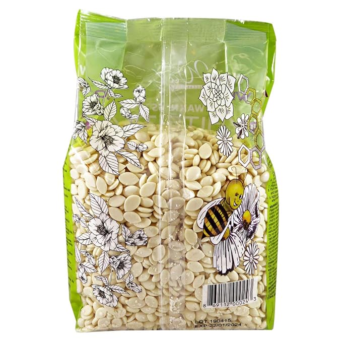 Waxness Wax Necessities Film Hard Wax Beads White Tea Cream 2.2 Pound