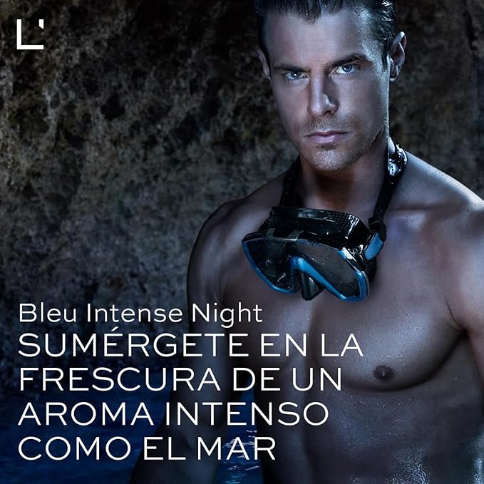 L'Bel - Bleu Intense Night Perfume for Men Long Lasting 100 ml