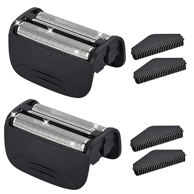 Shaver Replacement Head Compatible with Remington Foil Shaver PF7400, PF7500, and PF7600 Models (Black(2PCS))