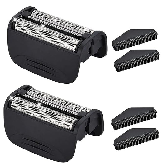 Shaver Replacement Head Compatible with Remington Foil Shaver PF7400, PF7500, and PF7600 Models (Black(2PCS))
