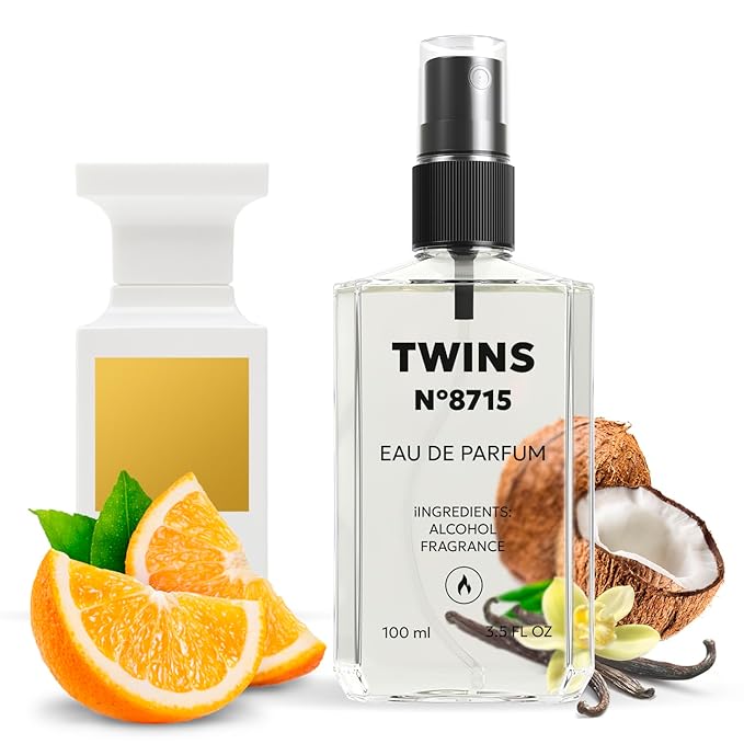 TWINS Impression of Soleil Blanc | Unisex Perfume for Women and Men Eau de Parfum | No.8715 | 3.4 Fl Oz / 100 ml