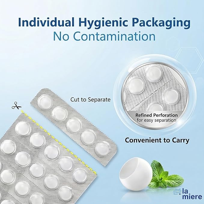 LA MIERE Orthodontic Wax for Braces Wax Dots 90 Individual Hygienic Packaging Dental Wax Unscented