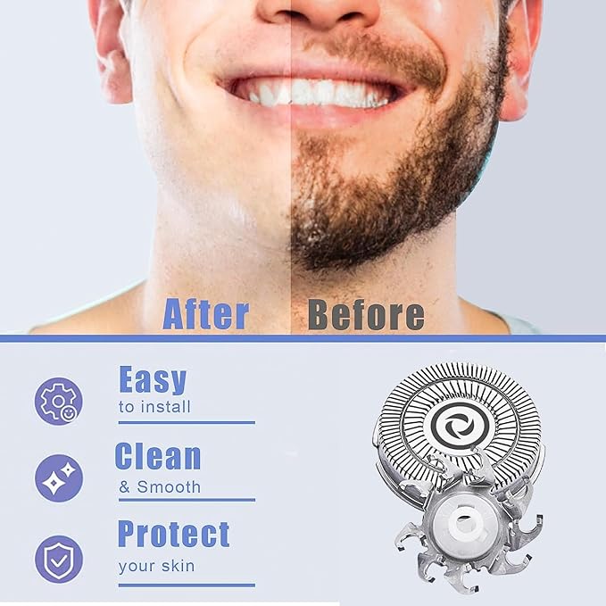 Shaver Replacement Blades compatible with Skull Shaver Pitbull Gold PRO Shaver Replacement Blade,Shaver Replacement Heads for Pitbull Platinum Pro Shaver