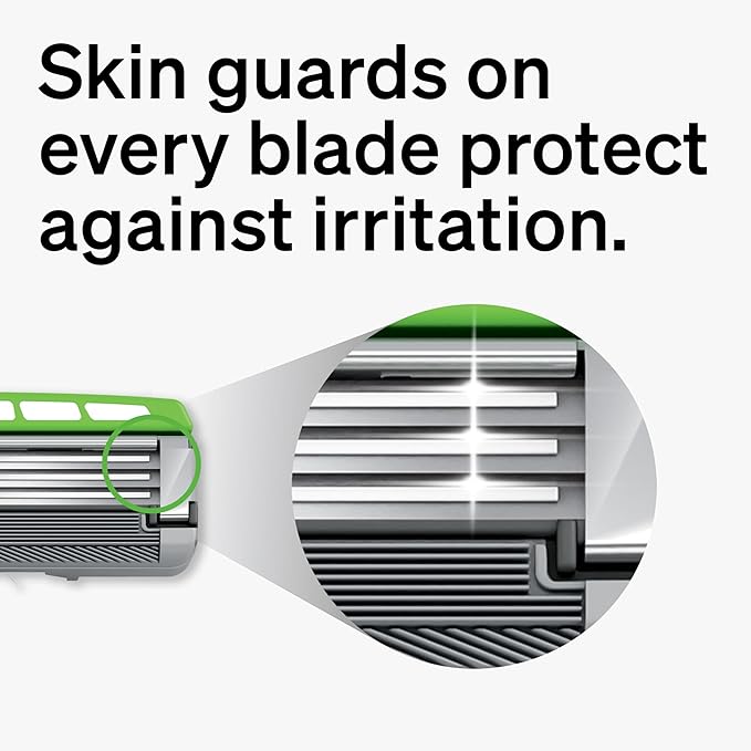 Schick Hydro Ultra Sensitive Razors for Men | 3-Blade Mens Razors for Shaving Sensitive Skin, 1 Mens Razor Handle with 4 Razor Blades Refills