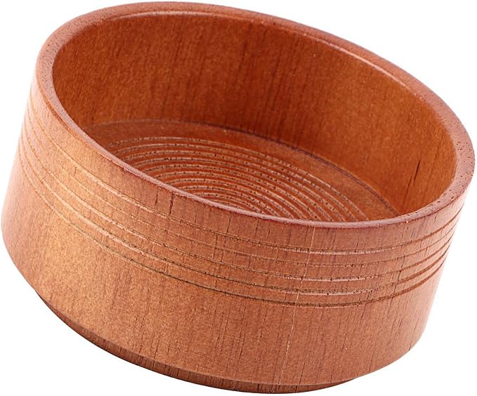 FILFEEL Shaving Bowl, Wooden Shaving Soap Bowl Cup Mug Tool For Man Shaver Cleansing Foam Round