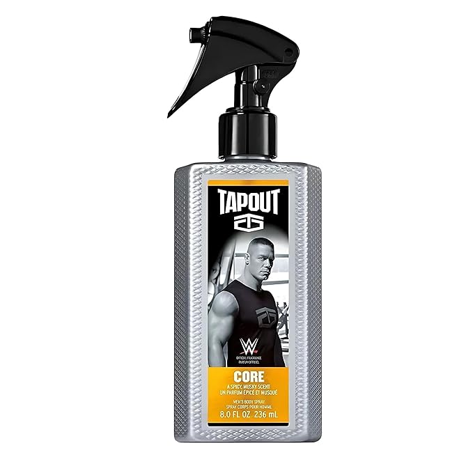 Tapout Core Body Spray Perfume for Men – Refreshing Fragrance, 8 Ounces