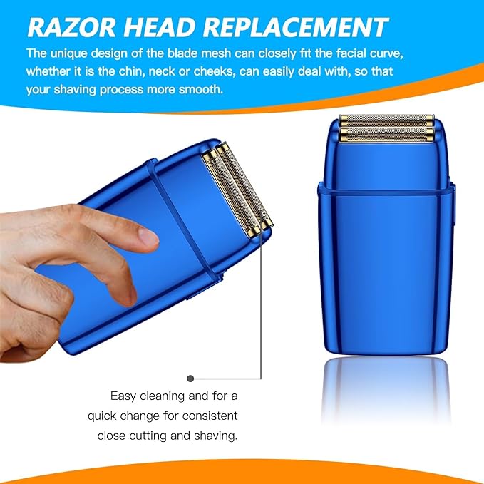 New DEARCOOL Electric Men Shaver Replacement Foil & Cutters Suitable for BaBylis-PRO Metal-FX FXFS2 Foil Shaver