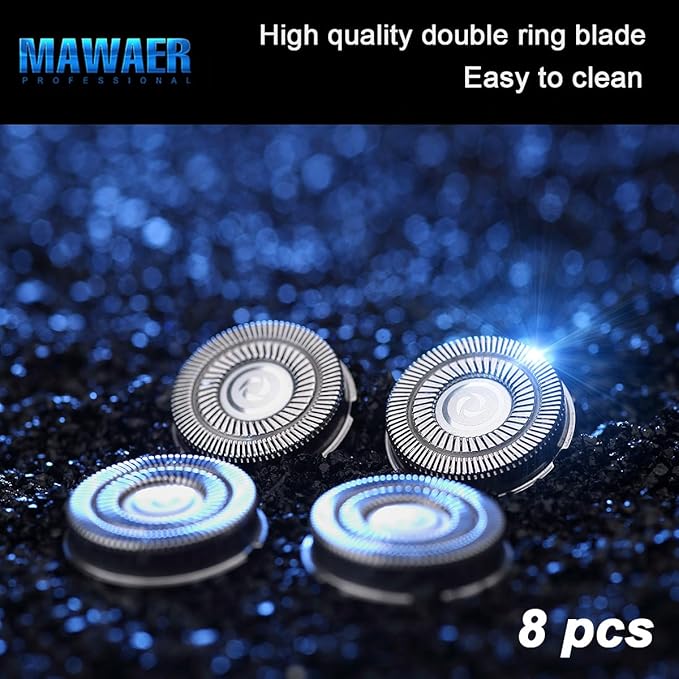 8 PCS Head Shaver replacement Blades for SKULL SHAVER Pitbull Carver PRO 4 Head Electric Razor Replacement head