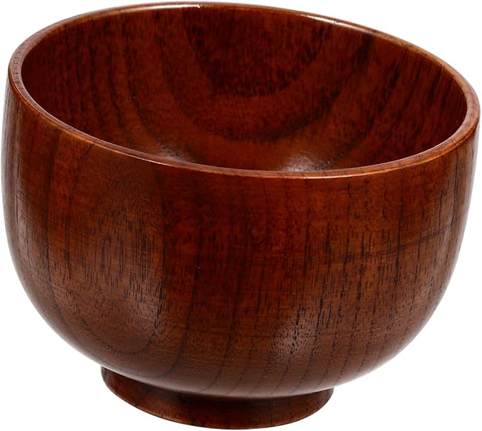 Elegant Wooden Shaving Soap Bowl Men's Shaving Soap Cup Smooth Shave Mug