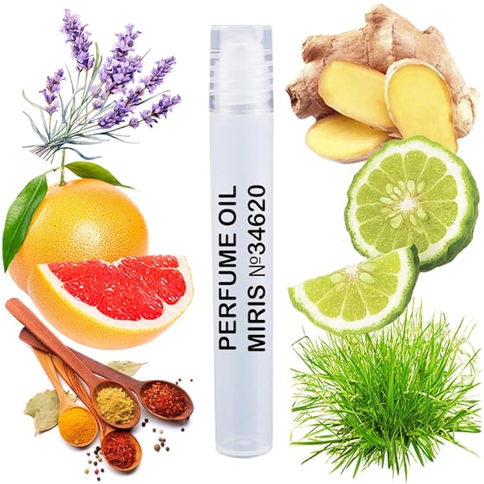 MIRIS No. 34620, Inspired by Ch 212, Long-Lasting Perfume Oil for Men Roll-On, Rollerball 0.34 Fl Oz / 10 ml