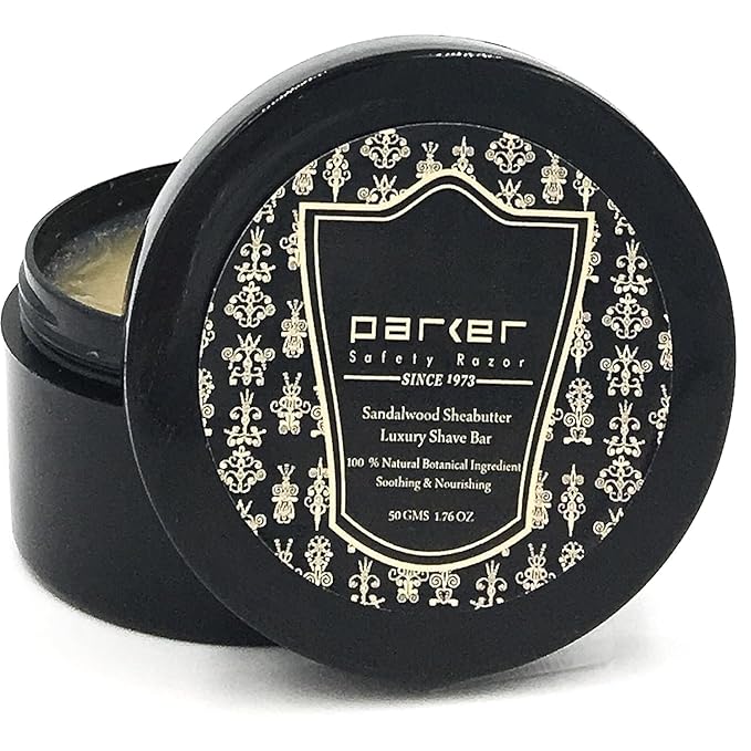 Parker Sandalwood & Shea Butter Shaving Soap 1.76 oz. each – 2 Pack
