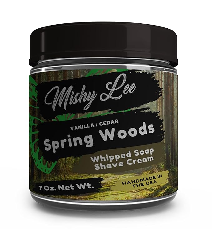 Spring Woods Vanilla and Cedar Whipped Soap and Shave Cream - 7 Oz.
