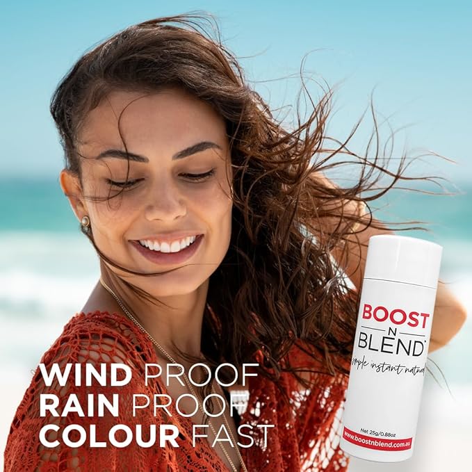 Boost N Blend Scalp Concealer - Hair Powder and Fibers for Thinning Hair & Visible Scalp (25g/0.88oz) - Female Hair Volumizer