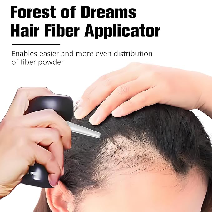 Hair Fiber Spray Applicator – Applicator Pump Nozzle for Hair Building Fiber Bottle，1 Applicator
