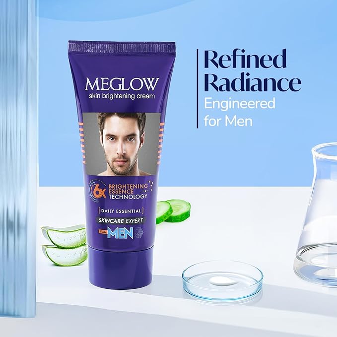 Meglow Premium Fairness Cream SPF 15 for Men (50g)