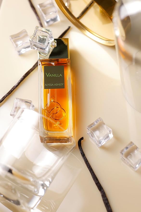 Alyssa Ashley Vanilla - Vanilla Perfume for Women with Caramel and Musk - Elegant Perfumes for Women -Fragrances for Romatic Moments - 3.4 oz