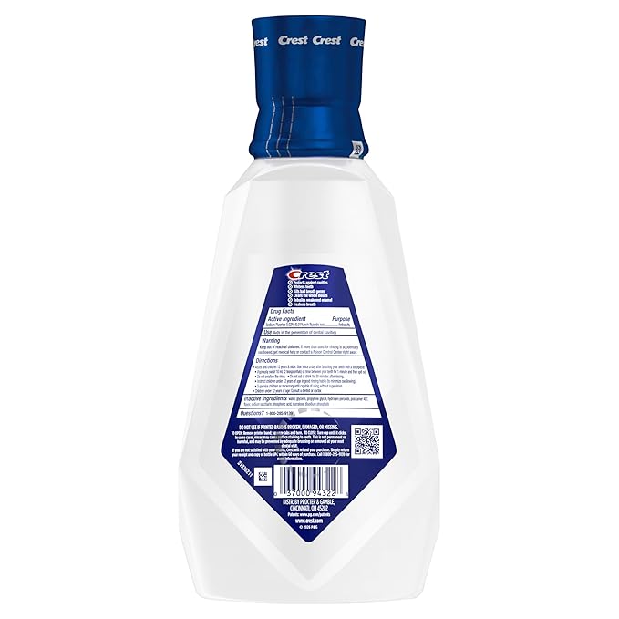 Crest Pro-Health Advanced Mouthwash, Alcohol Free, Extra Whitening, Energizing Mint Flavor, 946 mL (32 fl oz)