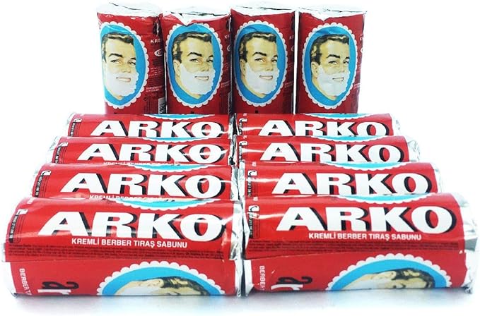 Arko Shaving Cream Soap Stick - 12 Pieces by EVYAP
