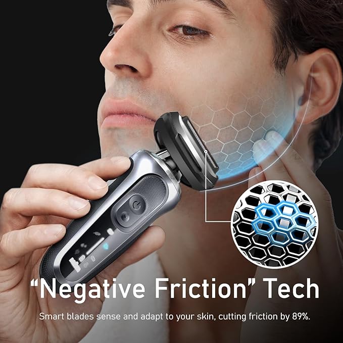 S7 73S 360 Replacement Head for Braun New Generation Series 7 Eletric Shavers, Compatible with Braun S7 7020s, 7025s, 7027cs, 7071cc, 7075cc, 7085cc Shavers, etc（2 Pack）