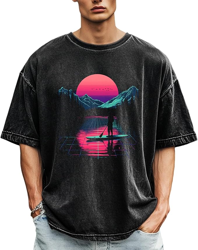 T Shirts for Men Moisture Wicking Vacation Stylish Body Shaper Soft and Comfy Short Sleeve Round Neck Undershirt
