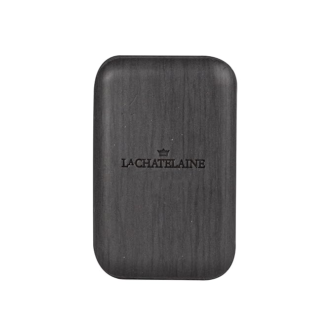 La Chatelaine Shea Butter Bar Soap| Natural and Organic |Triple Milled | Made in France | Unisex, Men, Women | Large (Vetiver Cedar)