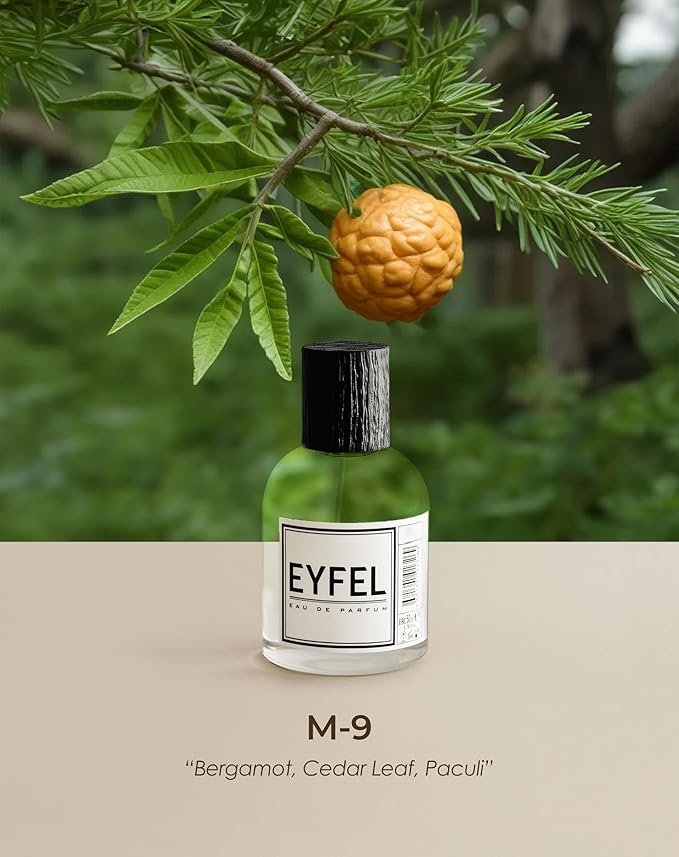 EYFEL Perfume for Men – M9 INSPIRED BY RED – Eau de Parfum Spray – Men’s Cologne – EDP 50 ml / 1.76 FL. OZ.
