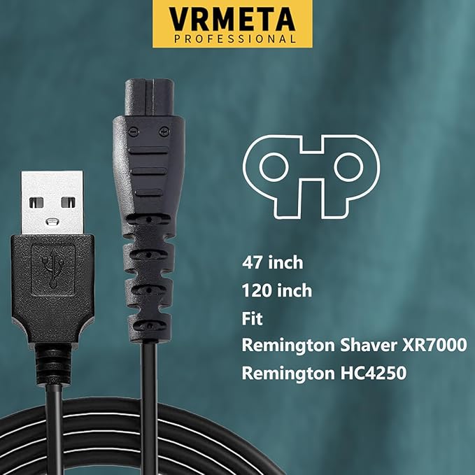 Universal Power Charger Cord for Remington Electric Shaver and Remington XR7000 HC4250 Shaver
