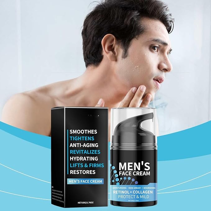Face Moisturizer, Wrinkle Cream for Women, Promotes Collagen Production for Youthful Skin, Soothes Irritated and Sensitive Skin