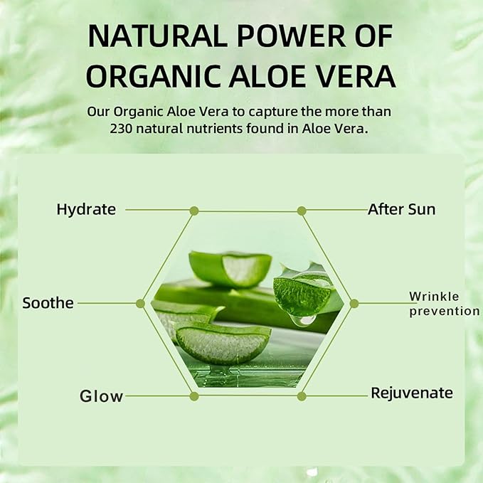98% Aloe Vera Moisturizer Face Cream,Face Moisturizer with Pure Aloe Vera, Soothing,Moisturizing and Delicate Skin Anti Wrinkle Face Cream for Dry Skin,Acne Scars Moisturizing Cream for Men and Women