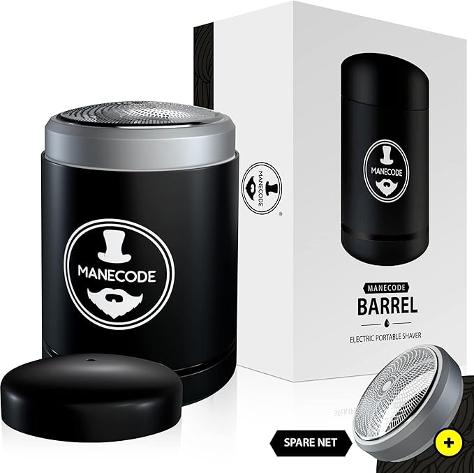 Rechargeable Mini Portable Electric Shaver - Pocket Size Washable Electric Razor - Travel Mini Razor - Men's Electric Razor - USB Travel Shaver - Electric Razor for Men - Travel Electric Razor